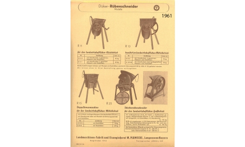 Plümecke Landmaschinen-Fabrik und Eisengießerei