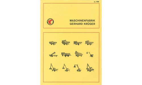 Krüger, Maschinenfabrik Gerhard